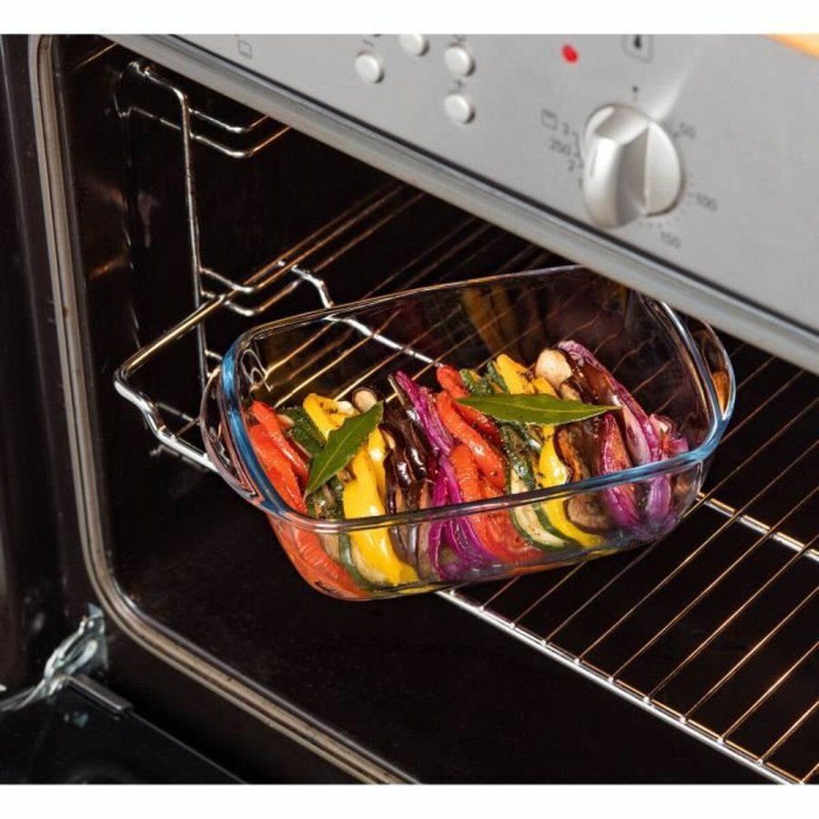 Bageplade Pyrex Cook & Store 2,5 L 1,1 L 0,4 l Gr�n Rektangul�r 3 Dele #4