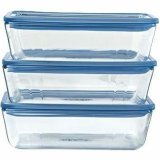 Madkassest Pyrex Bl Gennemsigtig 2,6 L 3 Dele #1