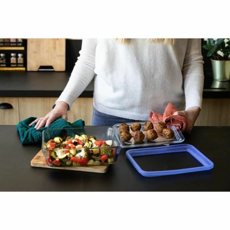 Madkassest Pyrex Bl Gennemsigtig 2,6 L 3 Dele #6