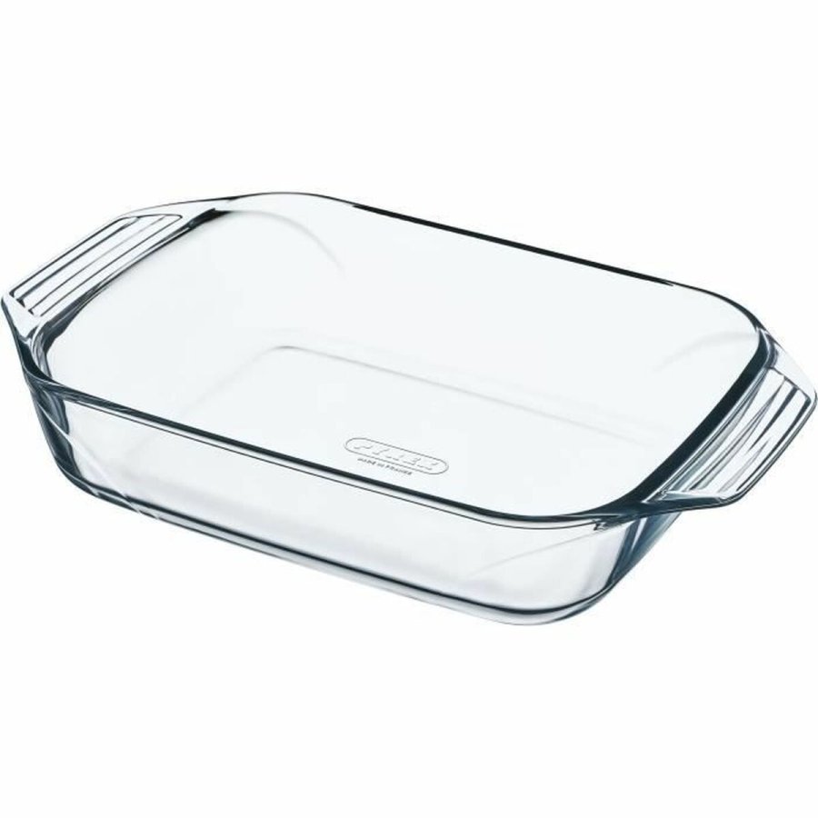 S�t med ovnfaste fade Pyrex Gennemsigtig 4 Dele #3