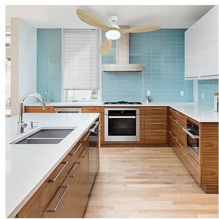 Loftsventilator med lys FARELEK  137 cm 100 W Hvid #2