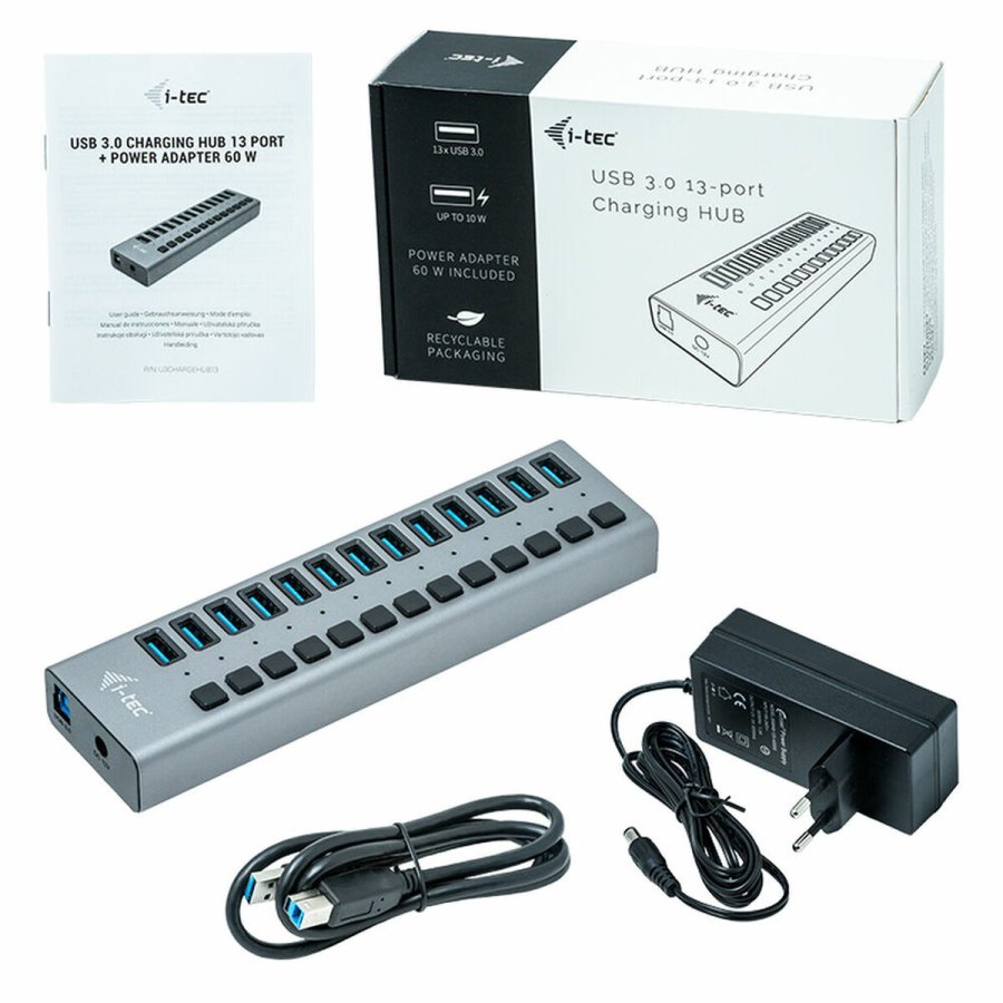 USB Hub i-Tec U3CHARGEHUB13        60W #1
