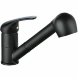 Kitchen Tap Rousseau ARES Sort Mat overflade #1