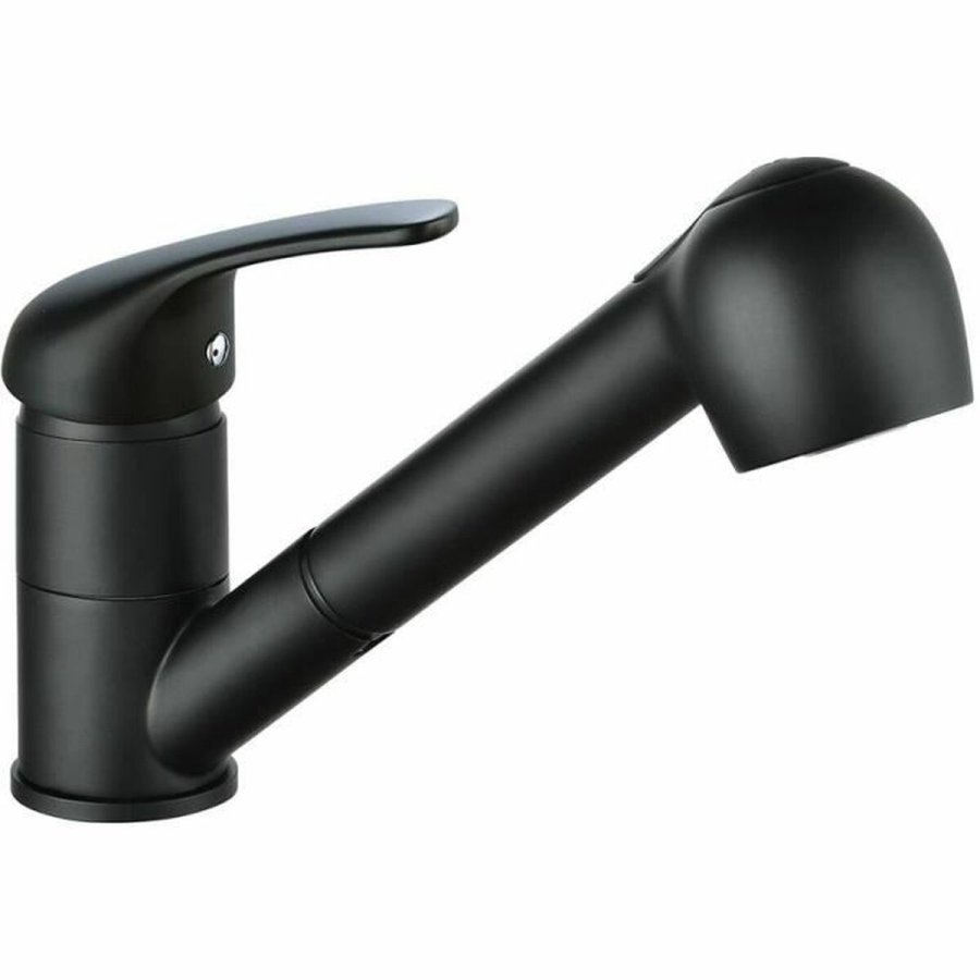 Kitchen Tap Rousseau ARES Sort Mat overflade #1