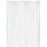 Brusebadsforhng Gelco Hvid PVC PEVA 180 x 200 cm #1