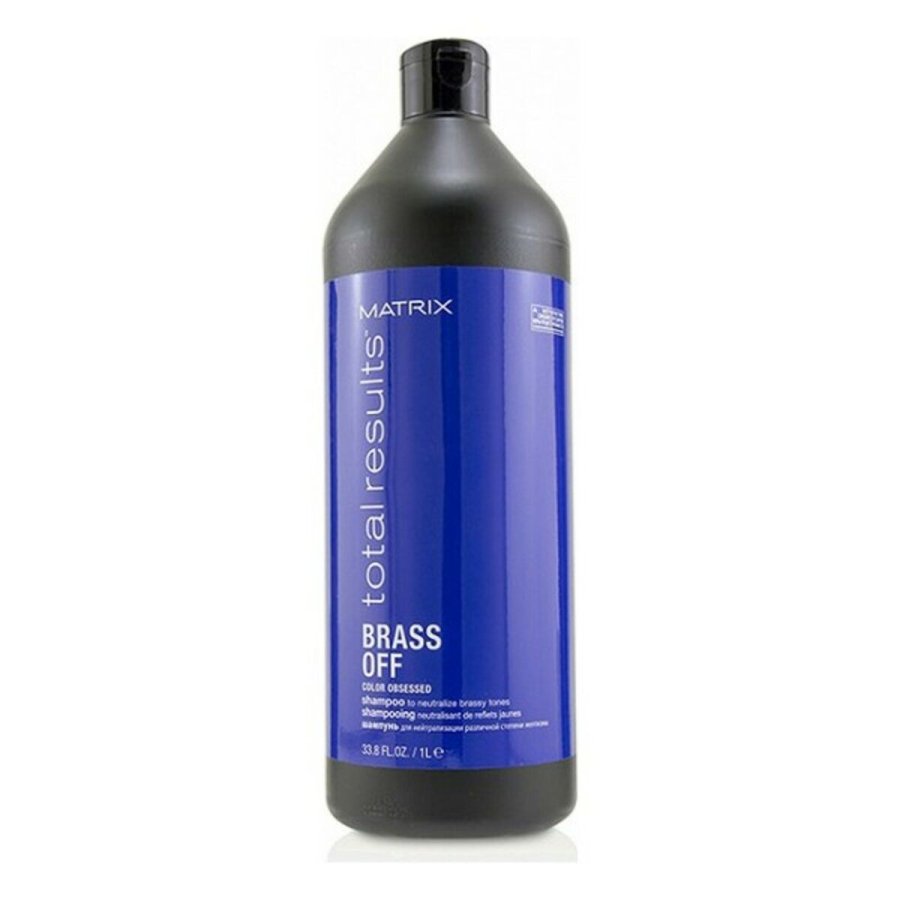 Shampoo der neutraliserer farven TOTAL RESULTS BRASS OFF Matrix (1000 ml) 1 L #1