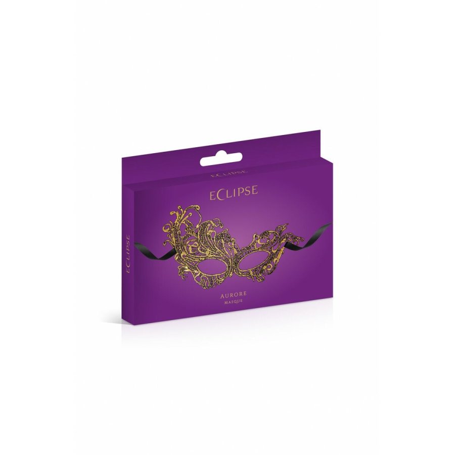 Maske Maskarade AURORE Gylden #3