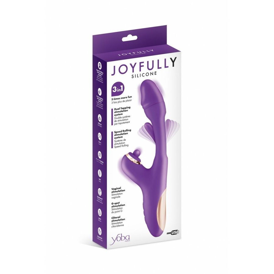 Dual Stimulation Vibe Yoba JOYFULLY  Lilla #1