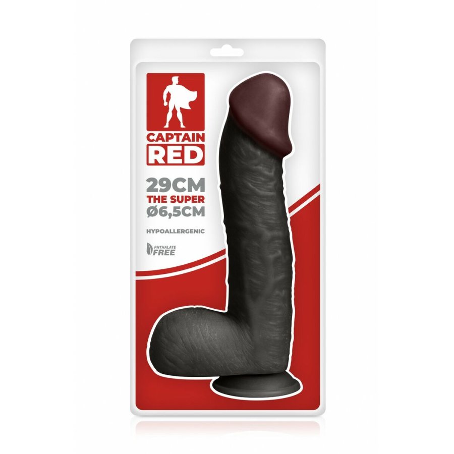 Realistisk Dildo Captain Red 30 cm #3