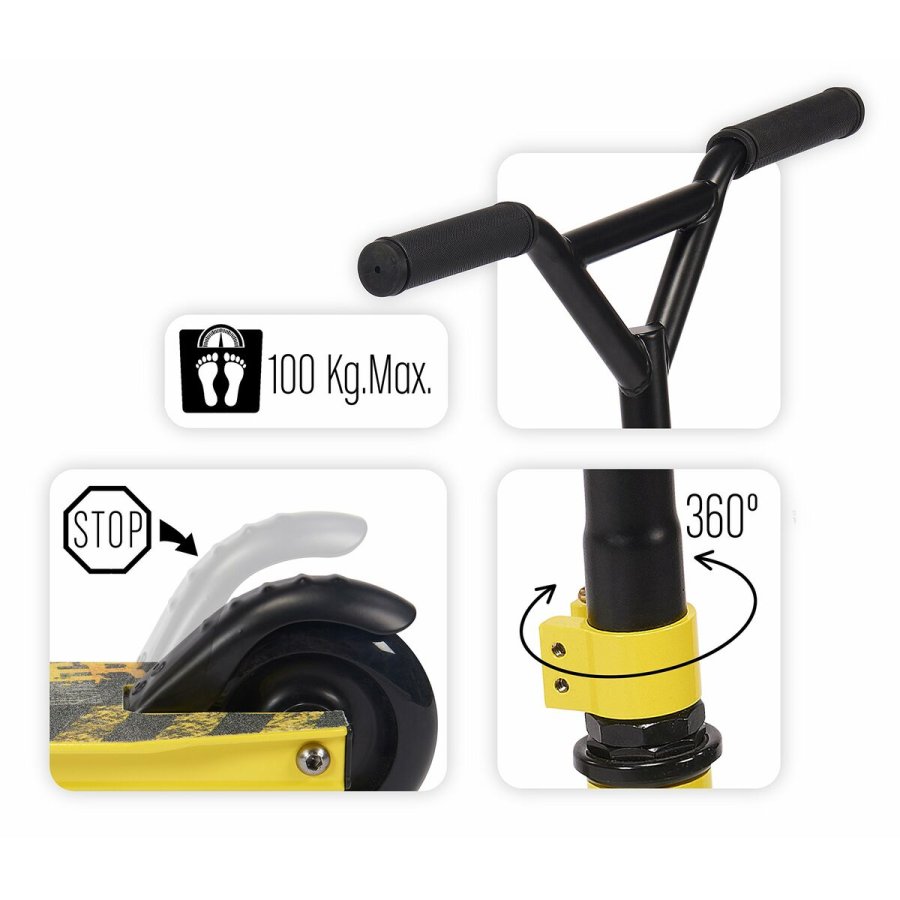 Lbehjul Stamp Freestyle Gul #3