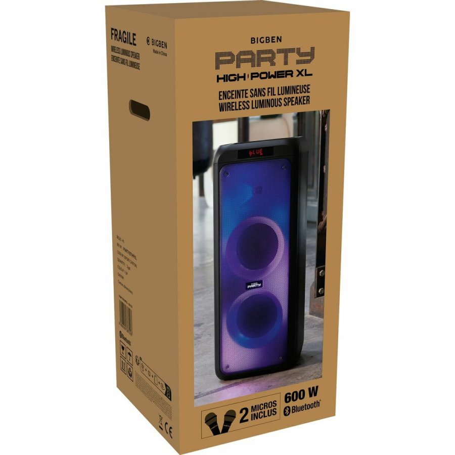 Brbare Bluetooth-hjttalere Big Ben Interactive Sort 600 W #1