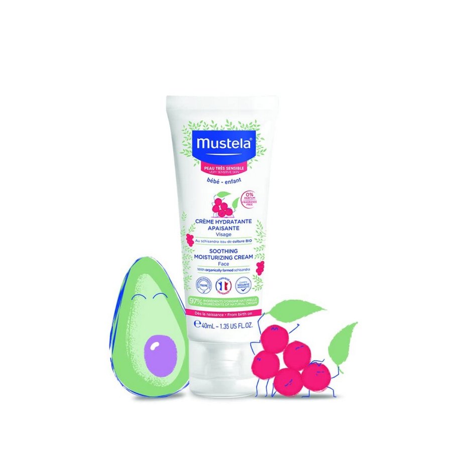 Fugtgivende ansigtscreme til babyer Mustela Nio 40 ml #2