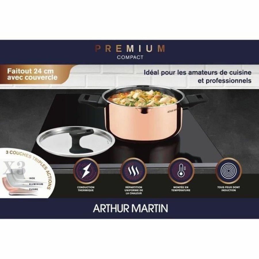Gryde Arthur Martin AM945GT Gr  24 cm 2,4 L #3