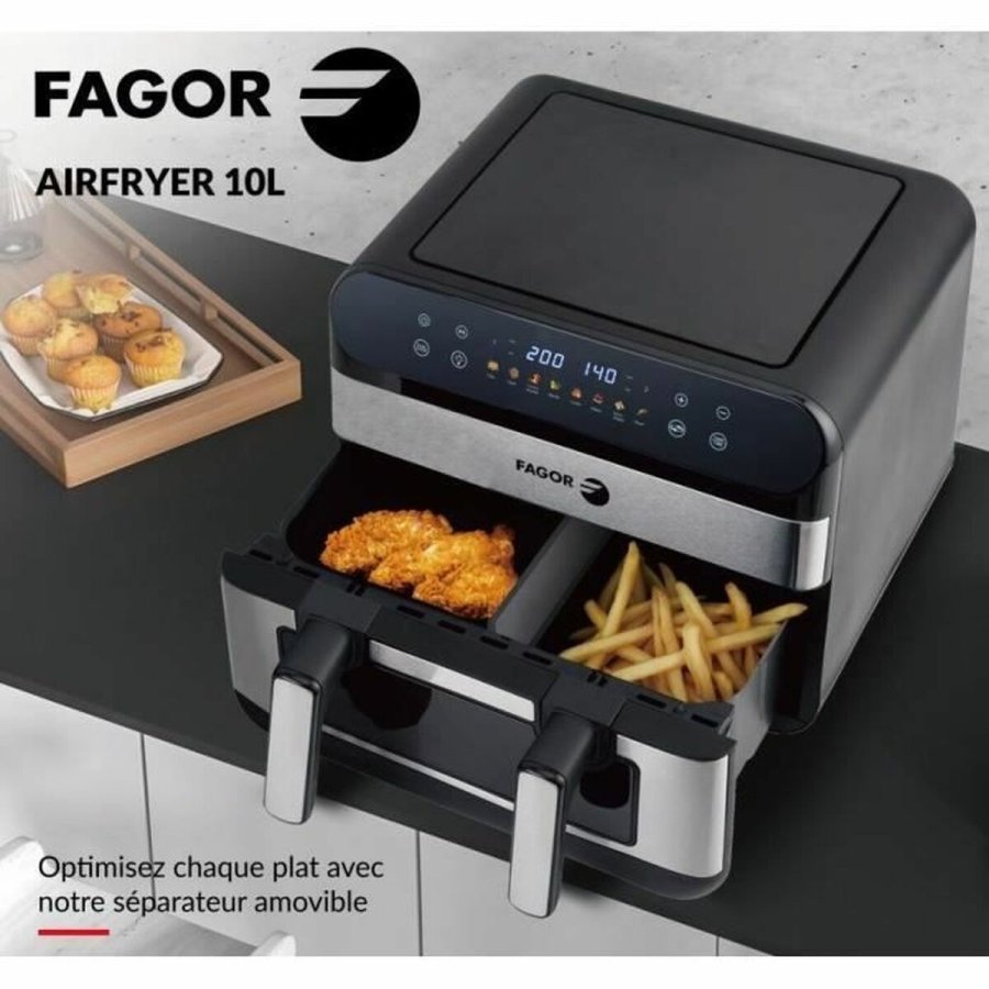 Varmluftsfrituregryde Fagor Fgf10 2400 W 10 L #2