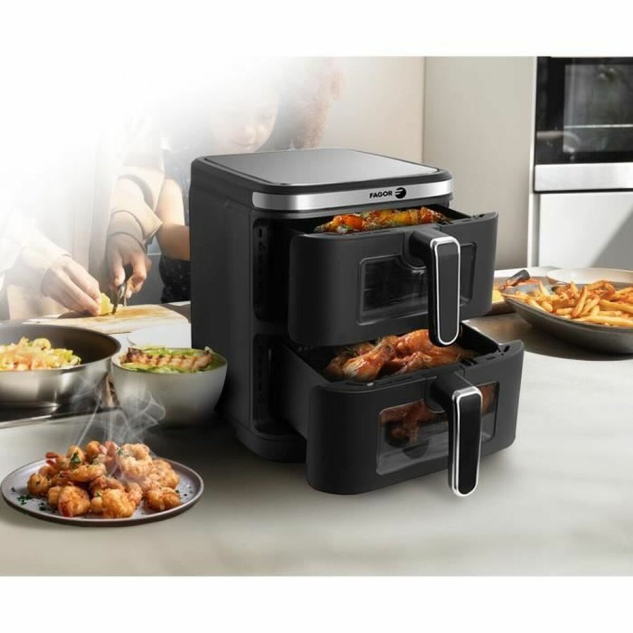 Varmluftsfrituregryde Fagor FGD11 Sort 2800 W 5,5 L #2