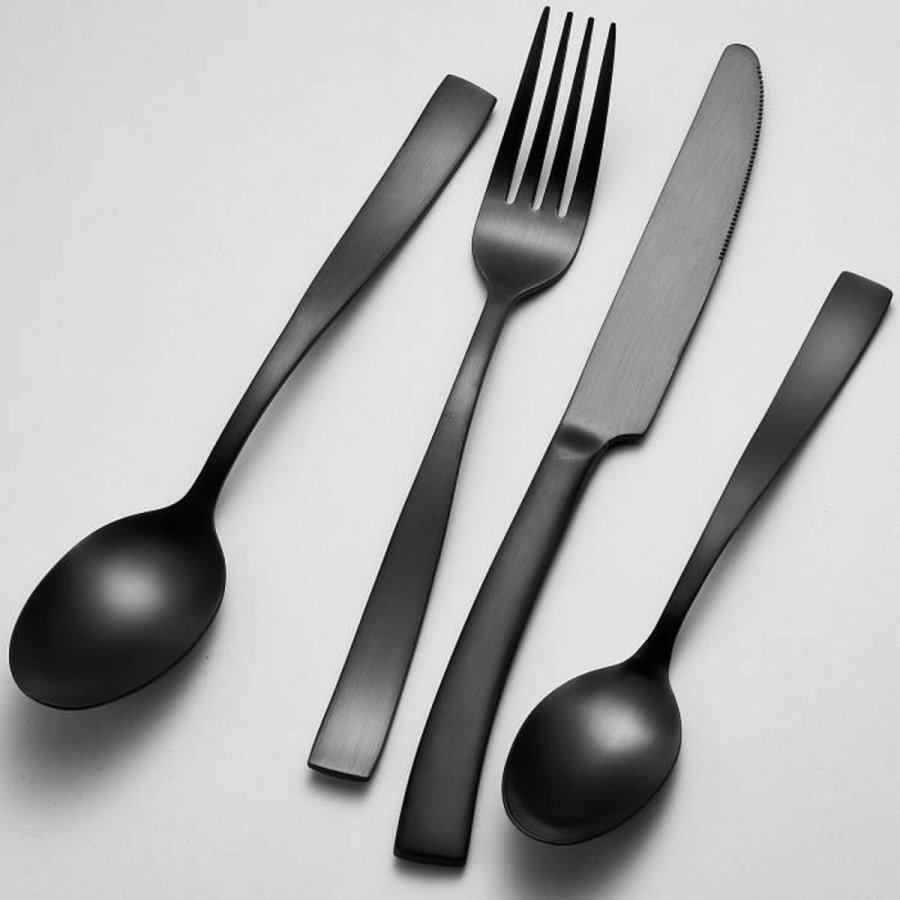 Bestik Arthur Martin AM5136 Sort Rustfrit stl 24 Dele #3