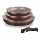 Stegepande Arthur Martin Prune Aluminium  24 cm  20 cm  28 cm (3 enheder) #1