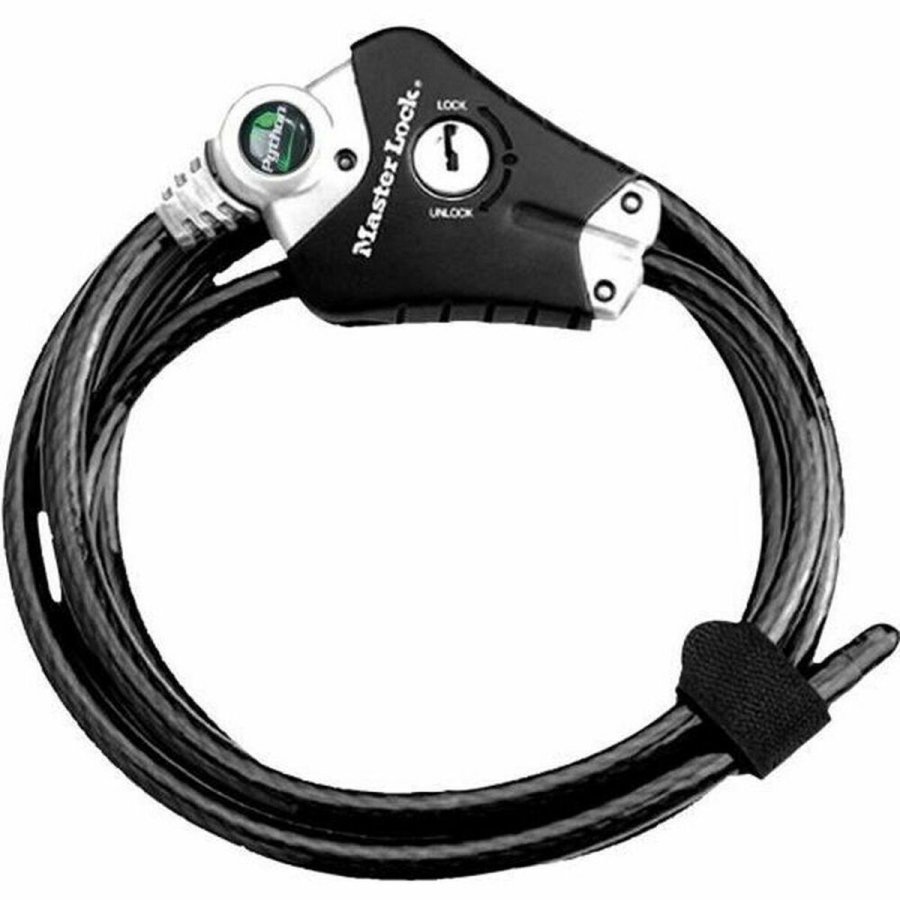 Kabel med hngels Master Lock 8428EURDPRO Sort #1