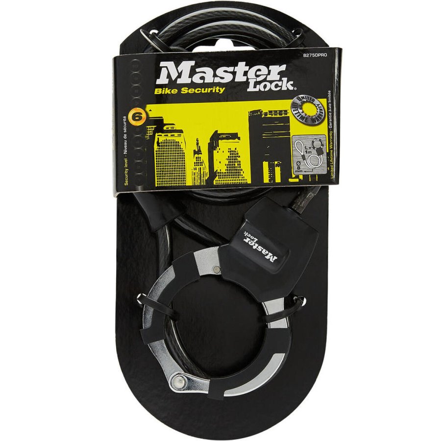 Kabel med hngels Master Lock Sort #2