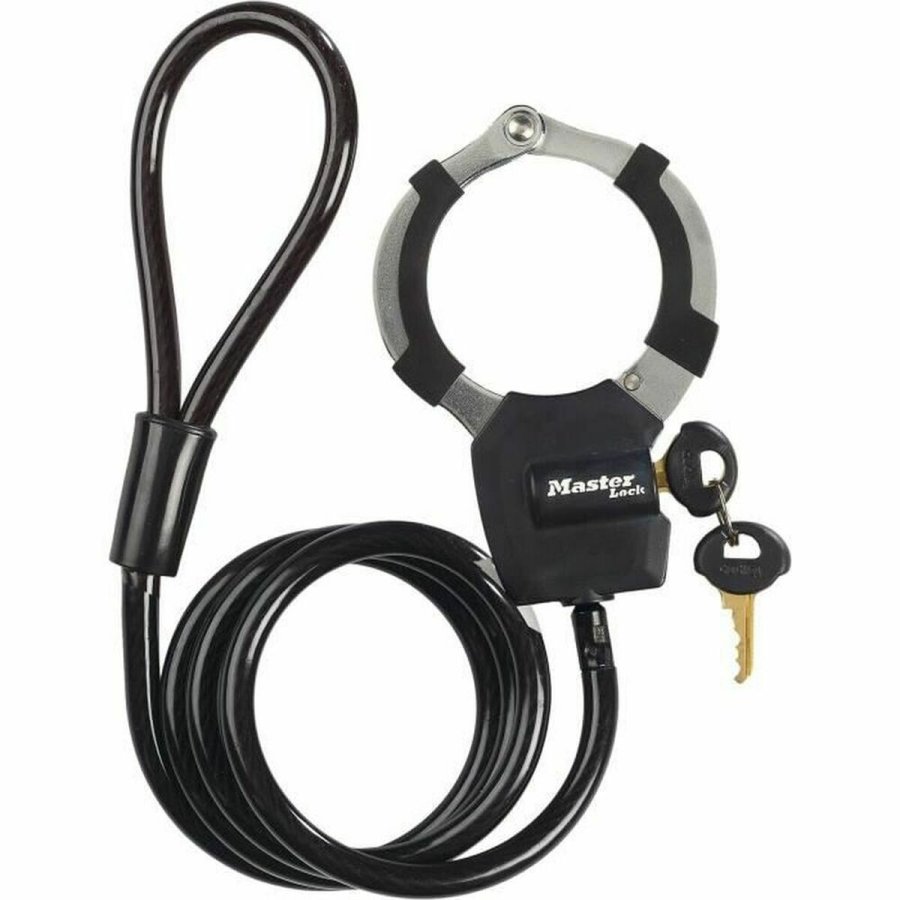 Kabel med hngels Master Lock Sort #1