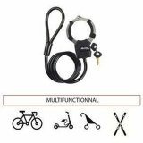 Kabel med hngels Master Lock Sort #3