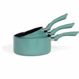S�t med Kasseroller Livoo � 18 cm � 20 cm � 16 cm Gr�n Aluminium 3 Dele #1