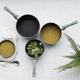 S�t med Kasseroller Livoo � 18 cm � 20 cm � 16 cm Gr�n Aluminium 3 Dele #6