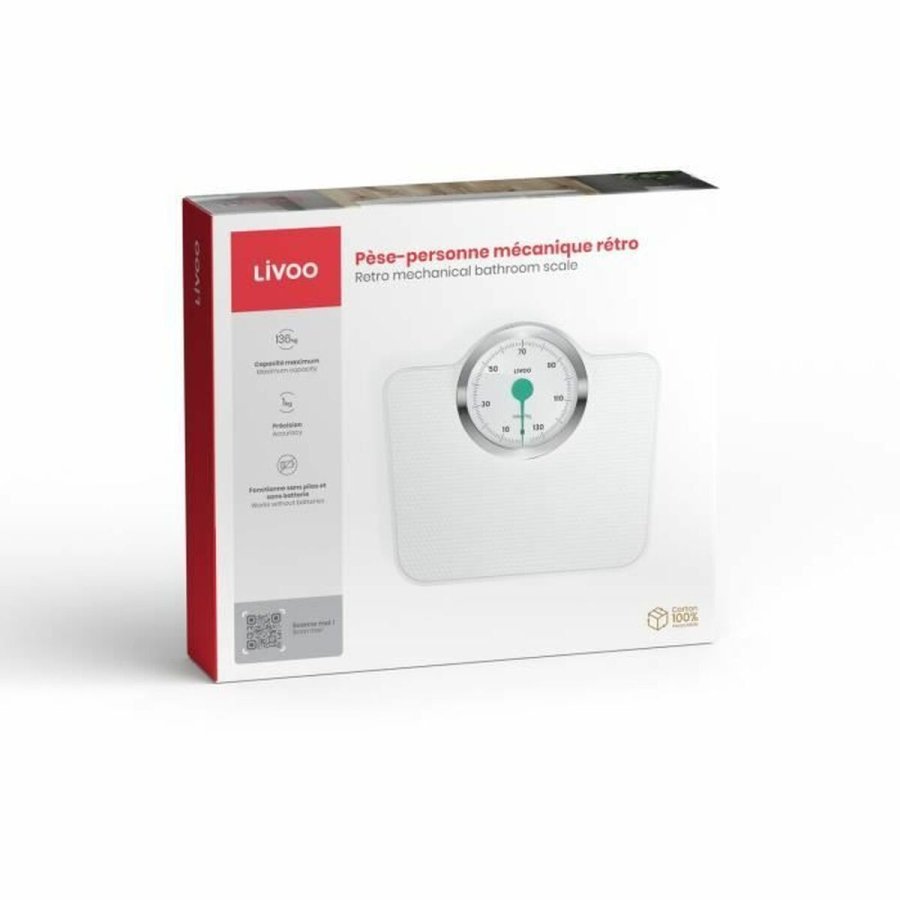 Digital badevgt Livoo DOM490 Hvid Metal #4