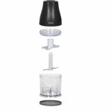 Kdhakker Livoo Chopper Sort 400 W Rustfrit stl #2