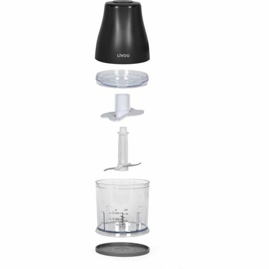 Kdhakker Livoo Chopper Sort 400 W Rustfrit stl #2