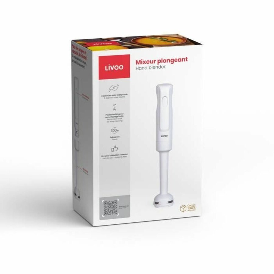 Hndblender Livoo Hvid 300 W #5