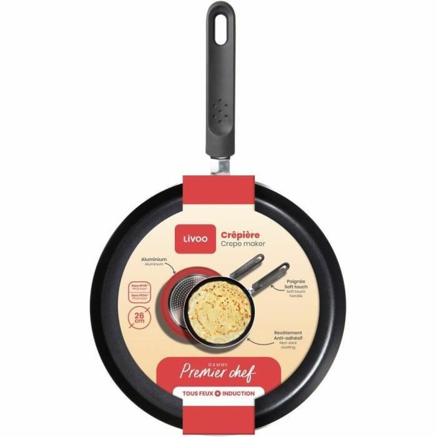 Stegepande til crepes Livoo  26 cm #5
