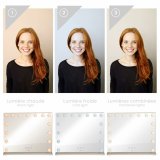 Makeup-Spejl Livoo DOS207 Hvid Spejl #6