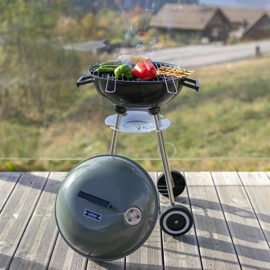 Havegrill Transportabel Livoo DOC172K Forkromet stl  42 cm #9