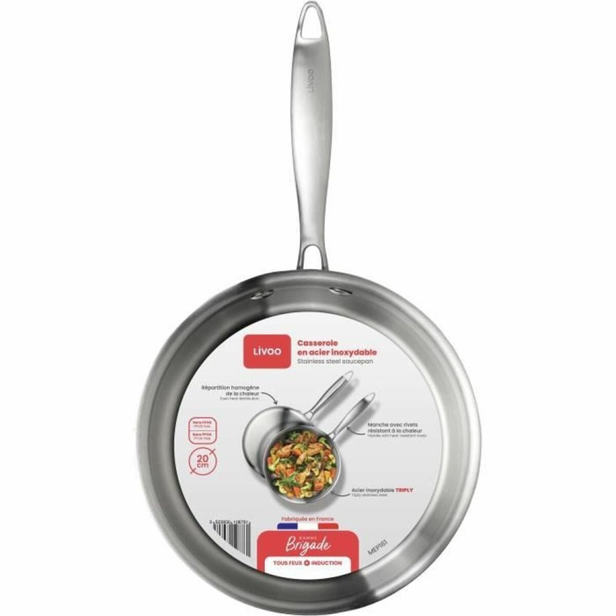 Kasserolle Livoo Stl Rustfrit stl  20 cm #5