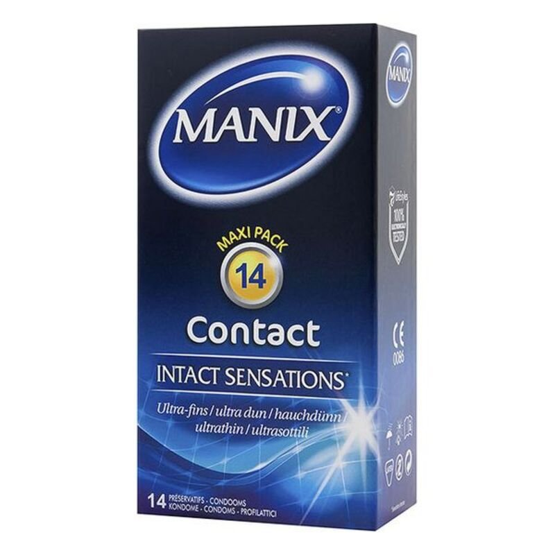 Kondomer Manix Contact Ingen 18,5 cm (14 uds) #1