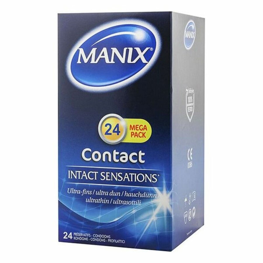 Kondomer Manix Contact Ingen 18,5 cm (24 uds) #1