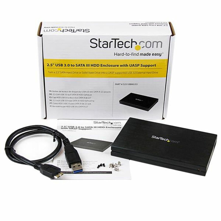 Lomme til harddisk Startech S2510BMU33 2.5