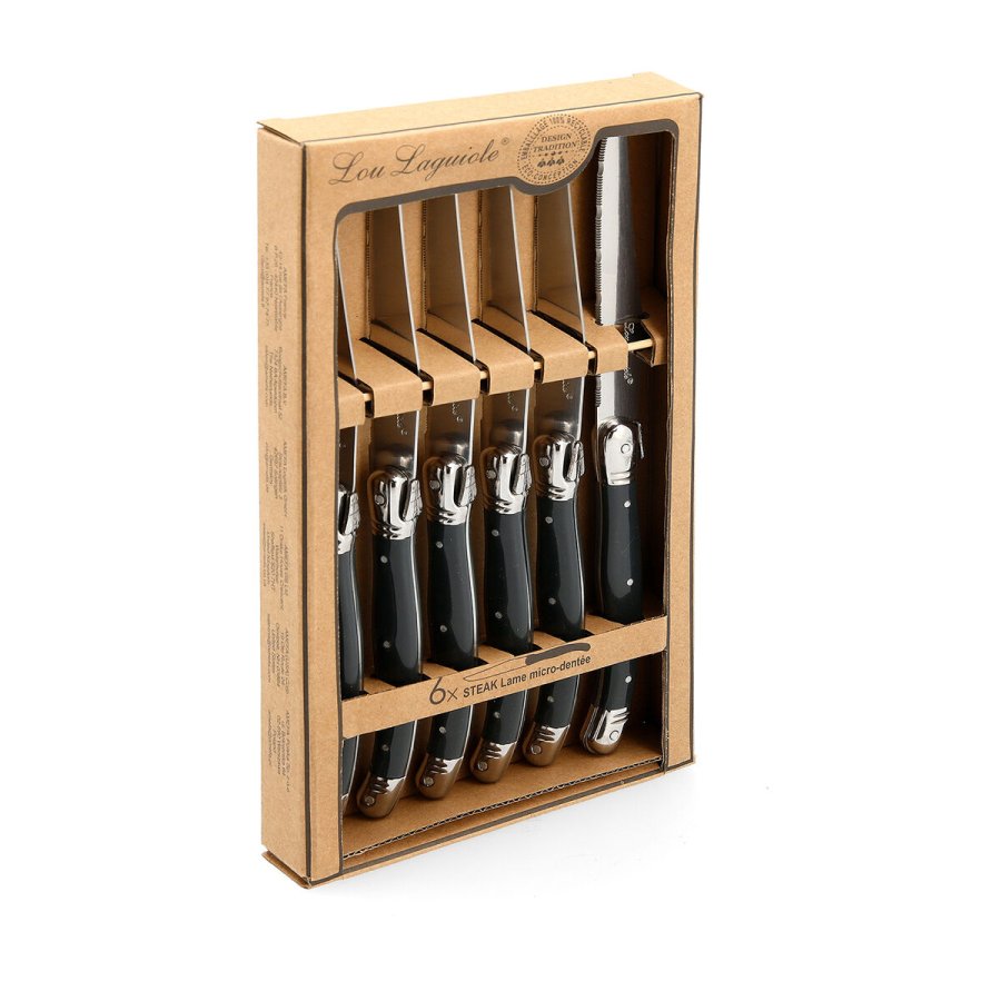 Kdkniv St Lou Laguiole Rustic 6 enheder 13 cm #4