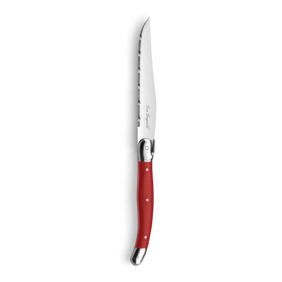 Kdkniv St Lou Laguiole Rustic Rd Metal 13 cm Kd (6 enheder) #1