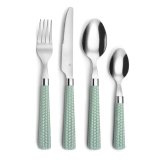 Bestik St Amefa Paille 24 Dele Metal To-farvet (25 cm) #1
