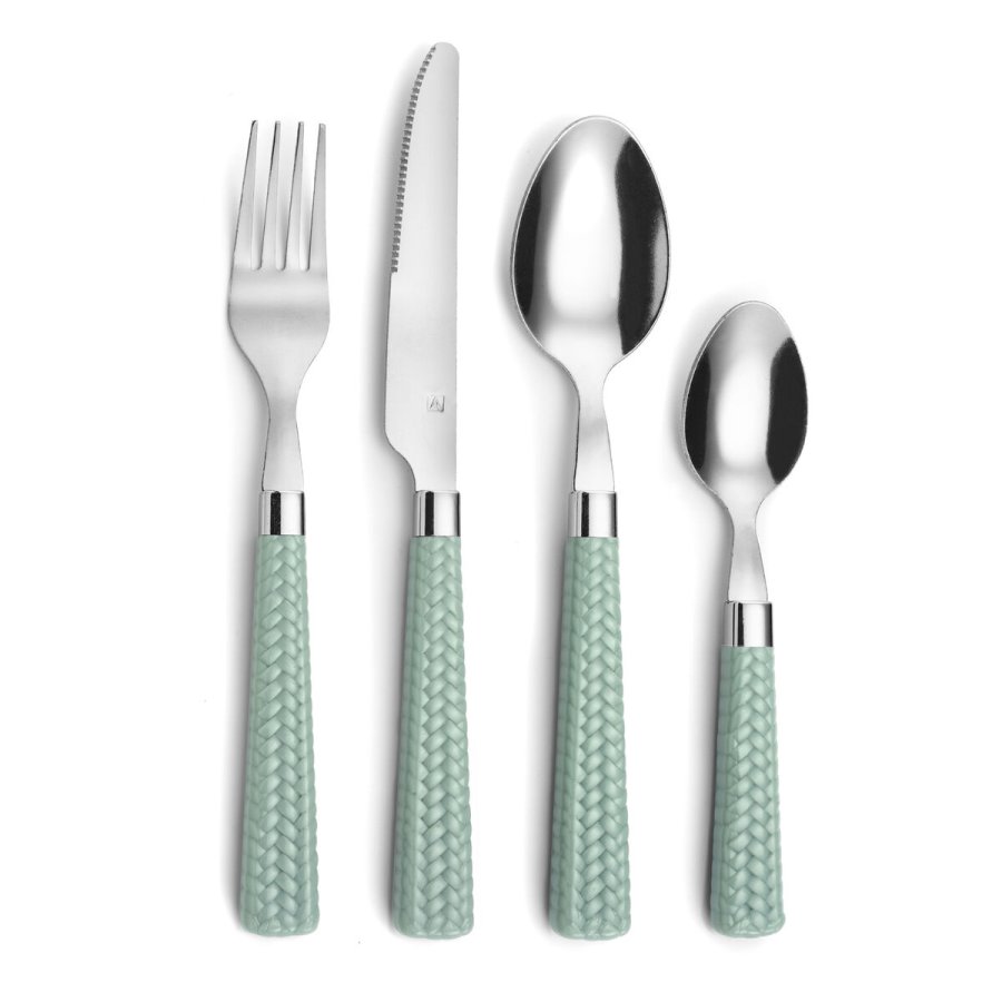 Bestik St Amefa Paille 24 Dele Metal To-farvet (25 cm) #1