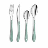 Bestik St Amefa Bistro Grn Metal 24 Dele #1