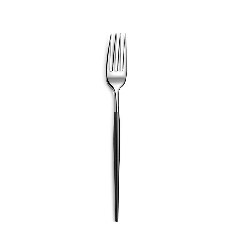 St med Gafler Amefa Soprano Sort Metal Rustfrit stl 12 enheder #1