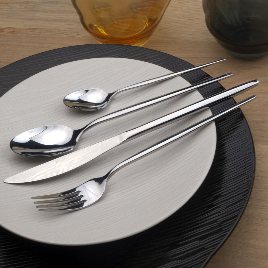 Gaffel Amefa Soprano Inox Slvfarvet Metal 12 enheder #2