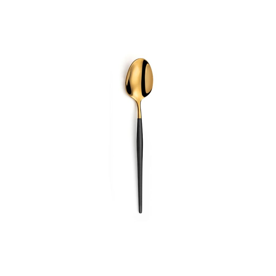 Teskeer Amefa Soprano Sort Gylden Metal Kaffe 12 enheder #1