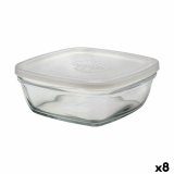 Firkantet madkasse med lg Duralex FreshBox 1,15 L 17 x 17 x 7 cm (8 enheder)   #1