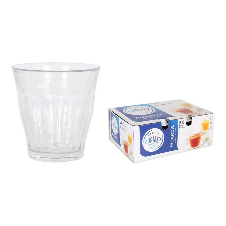 Glasst Duralex 1026AB06/6 Gennemsigtig Krystal 200 ml (6 enheder) #1