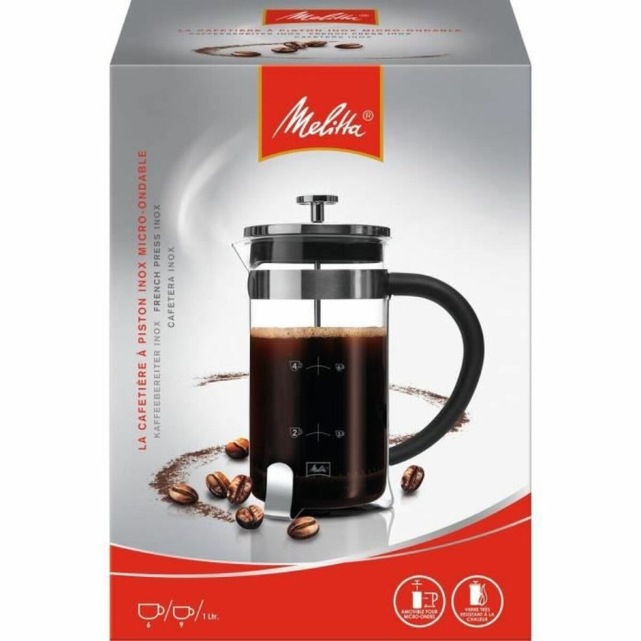 Kaffekande med stempel Melitta Premium 1 L 8 Skodelice #2