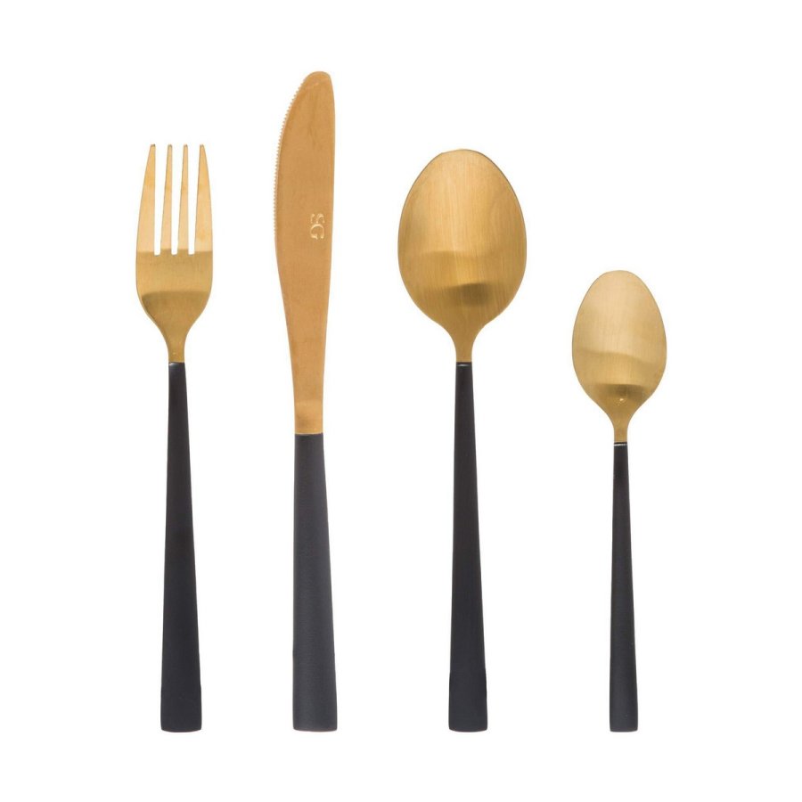 Bestik Atmosphera Jungle Edition Gylden Rustfrit stl (16 Dele) #1